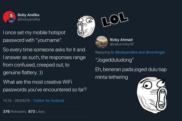 10 Cerita Netizen Soal Password Wi-Fi Paling Kocak, Apa Versi Kamu?