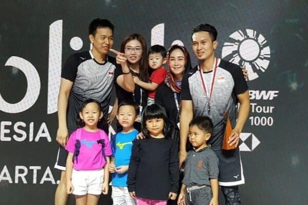 Ide Nama Anak dari Keluarga Pebulutangkis Ganda Putra Hendra/Ahsan