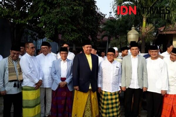 Airlangga Hartarto Hingga ARB Salat Iduladha di DPP Golkar