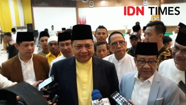 Airlangga Hartarto Hingga ARB Salat Iduladha di DPP Golkar