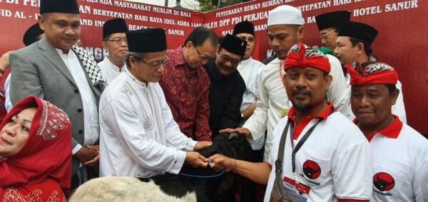 Usai Kongres V, Kader PDIP Rayakan Idul Adha di Pulau Dewata