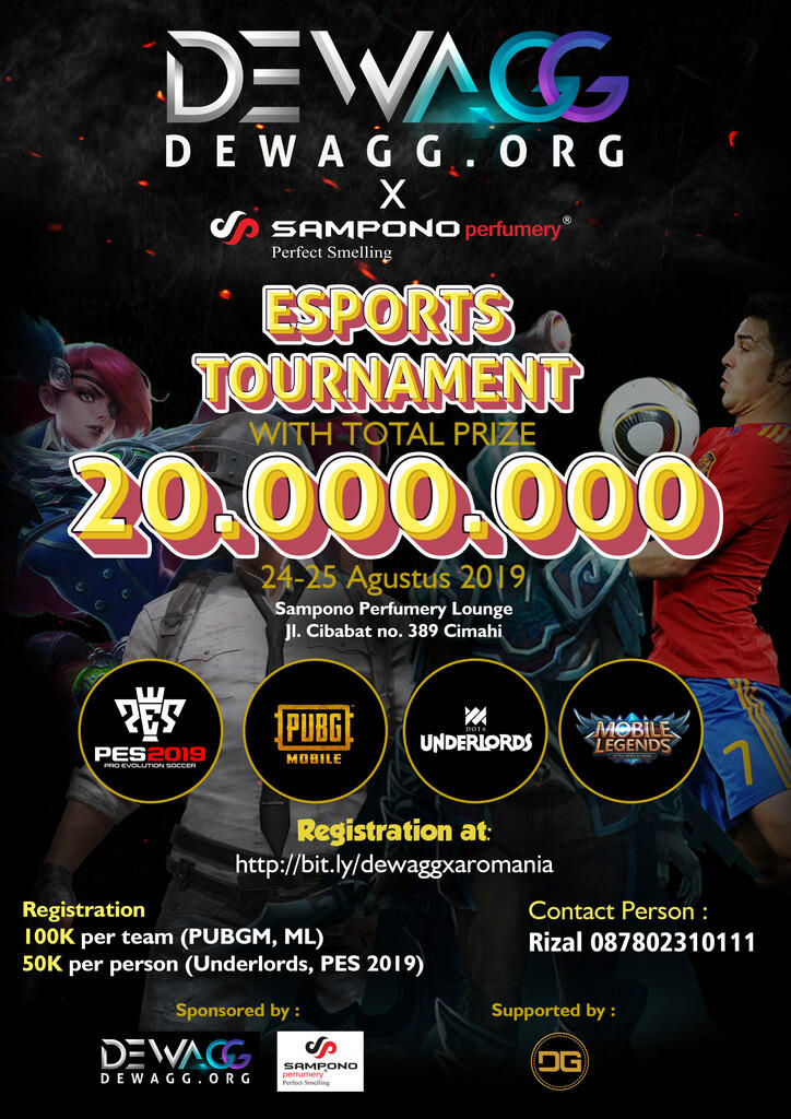 Turnamen E-Sport di Bandung!! 24-25 Agustus 2019!