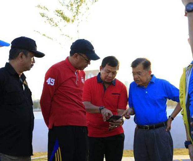 Iqbal Suhaeb Dampingi Wapres JK Tinjau Pembangunan Masjid 99 Kubah