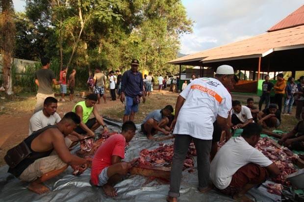 Setahun Gempa Lombok, ACT Tebarkan Kebahagiaan Idul Adha Bersama Penyintas Gempa
