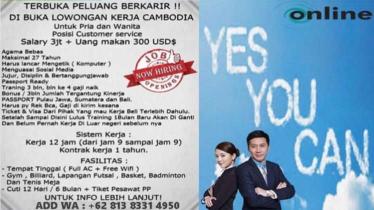 LOWONGAN KERJA LUAR NEGRI KAMBOJA