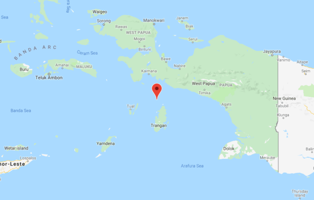 BMKG: Pukul 22:57 WIT gempa melanda Kepulauan Aru
