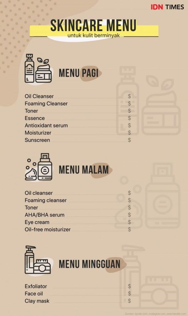 Tahapan Skincare Pagi dan Malam yang Cocok untuk Si Kulit Berminyak
