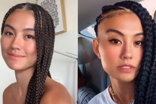 10 Potret Swag Agnez Mo dengan Gaya Rambut Cornrows, Bikin Pangling!