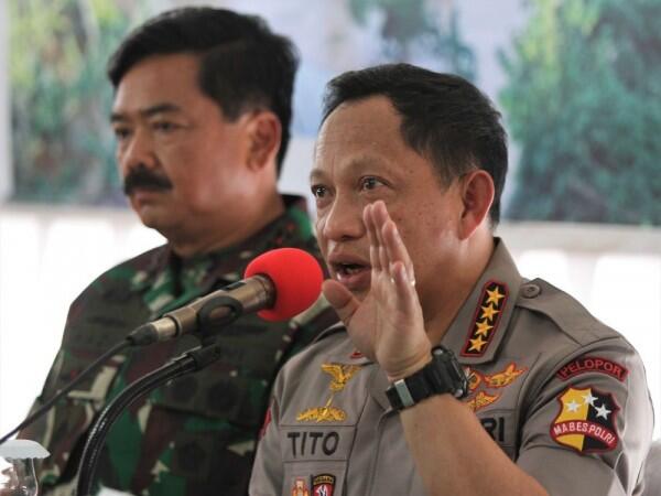 Polri: Titik Kebakaran Lahan di Kalsel dan Kalbar Semakin Banyak