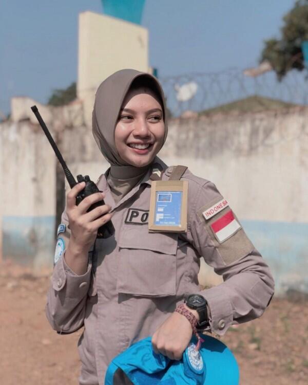 10 Fakta Briptu Hikma Nur Syafa Polwan Tangguh yang Bertugas di Afrika