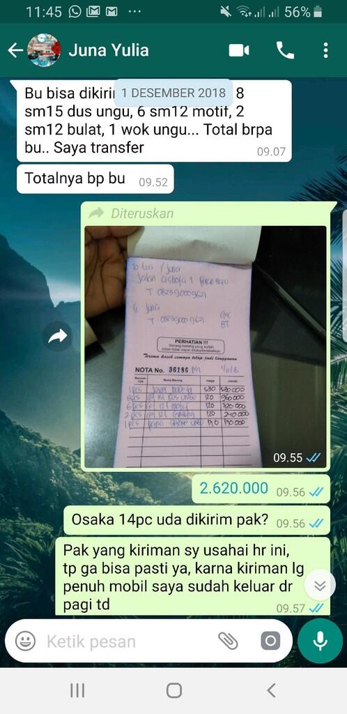 juna lia jl ashofa 1 payung sekaki tidak mau membayar hutang 082390009621