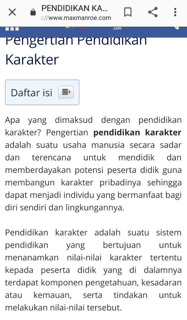 Pendidikan Karakter, Jawaban Akan Degradasi Moral Anak Bangsa