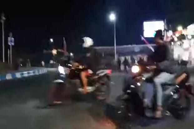 Pengeroyokan Geng Motor di Bundaran Gladak Serang Resahkan Warga