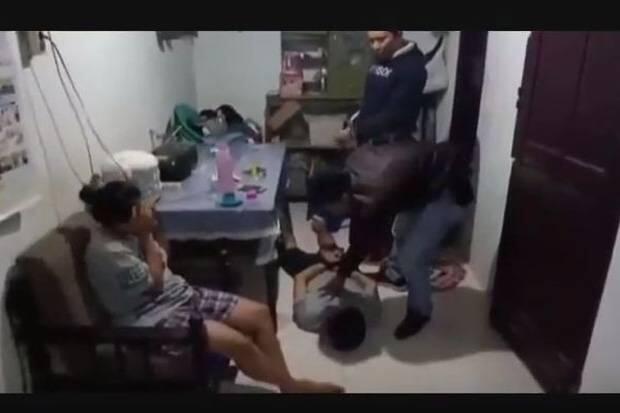 Polisi Tangkap Satu Keluarga Pengguna Sabu-sabu di Pringsewu