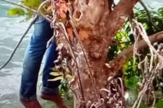 Geger, Warga Temukan Mayat Pria Tergantung di Pinggir Danau