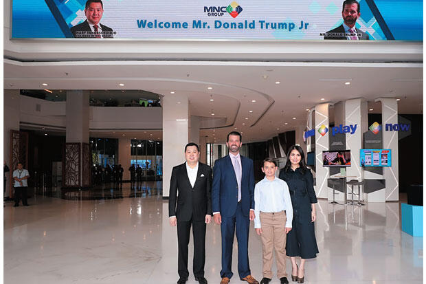Donald Trump Jr Temui Hary Tanoesoedibjo