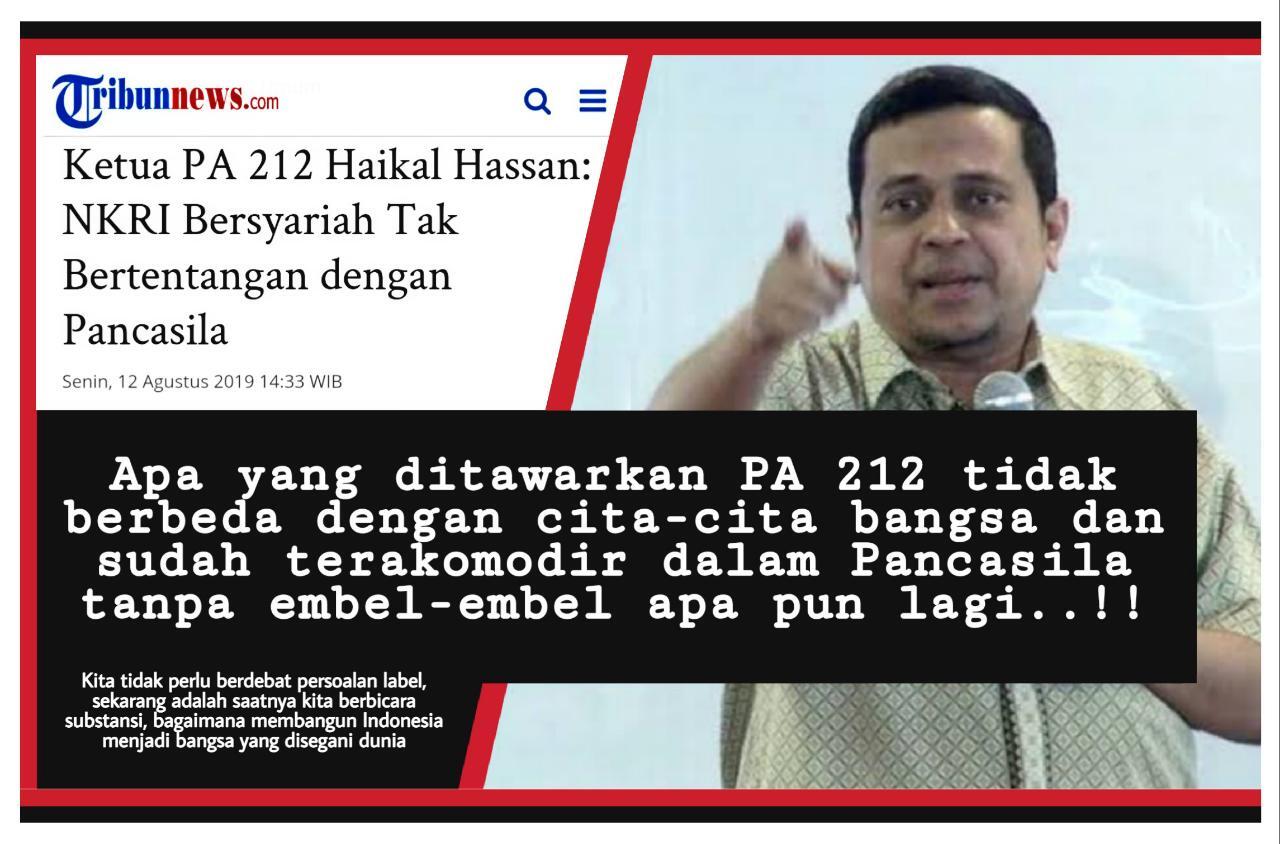 Sekali Pancasila tetap Pancasila, Tak Perlu Lagi Embel-Embel "Syariah"