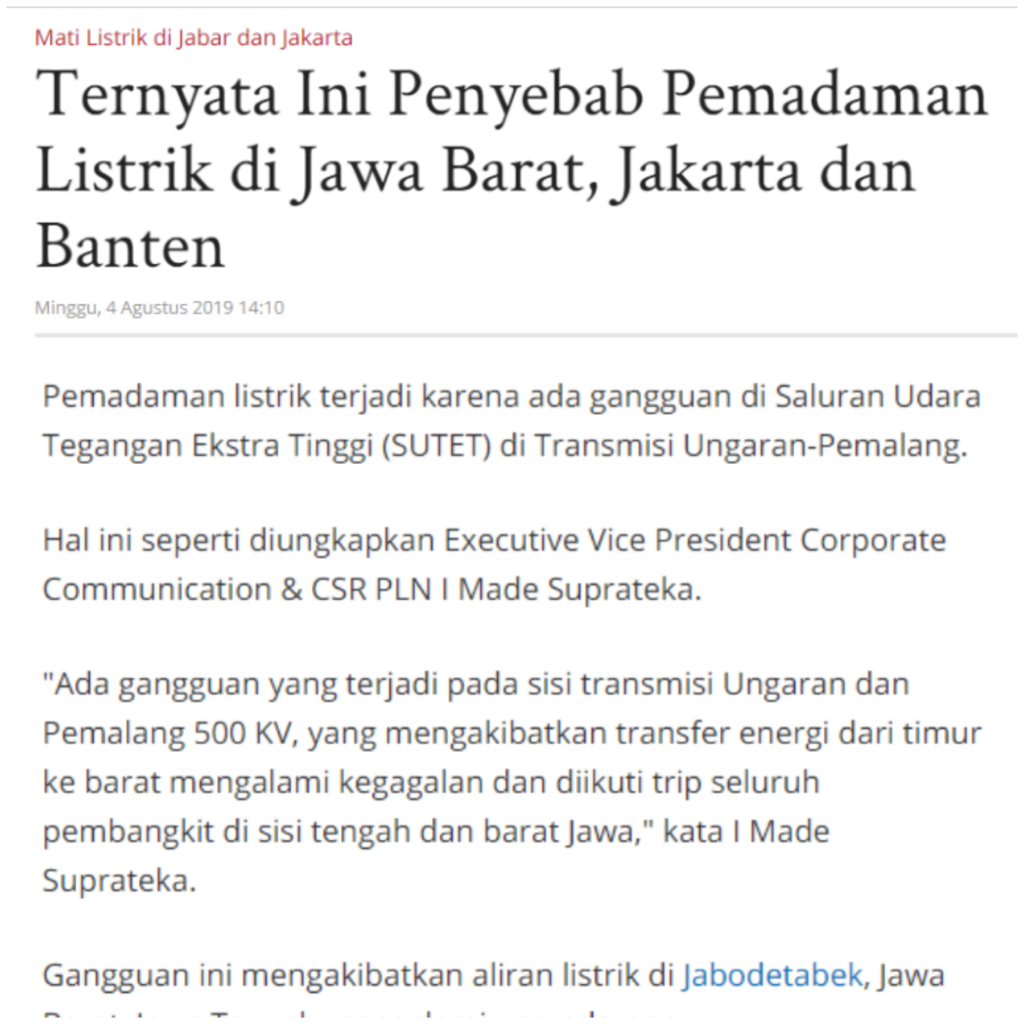 Haruskah Indonesia "Impor" Listrik dan Menteri Juga?