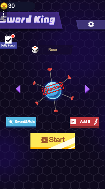 Html5 Game Sword King (Mobile Only)