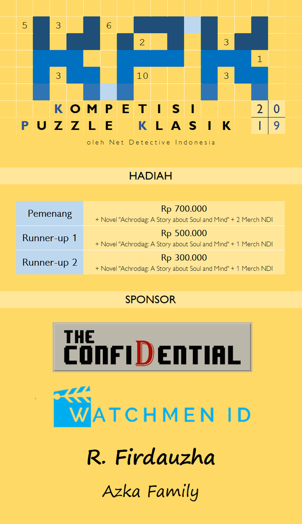 Kompetisi Puzzle Klasik 2019