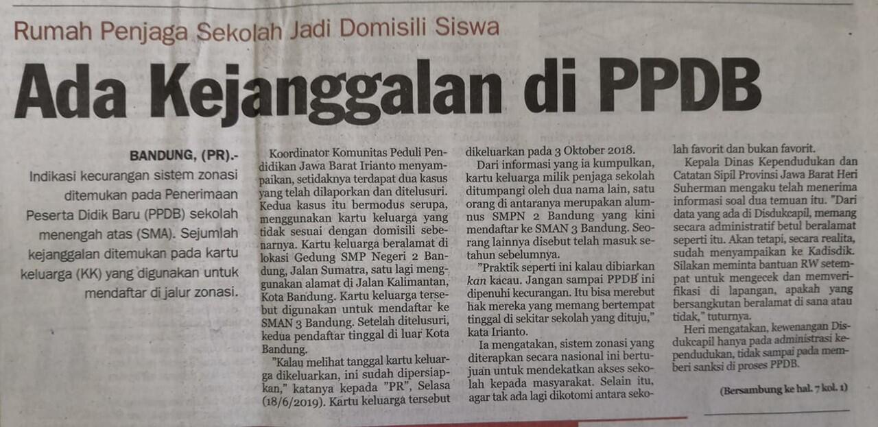 Upaya Pemerataan Sistem Pendidikan Remaja Indonesia