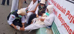 Aksi Tim Gerak Cepat Melayani Jemaah di Mina
