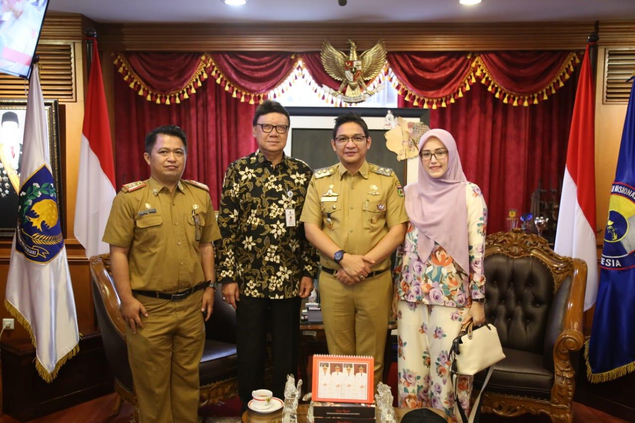 Bertemu Mendagri, Wawali Sampaikan Dukungan dalam Pembangunan Kota Palu