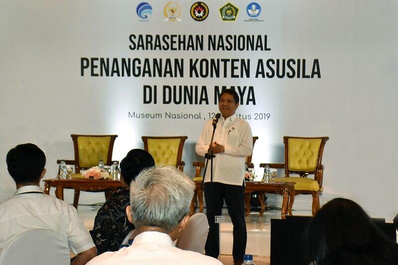 Menkominfo Ajak Pemangku Kepentingan Buat Batasan Konten Asusila
