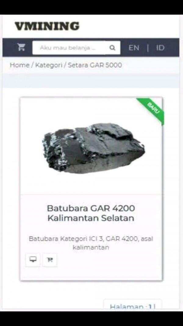 Lewat VMining, Batu Bara Kini Dapat Dibeli Secara Online