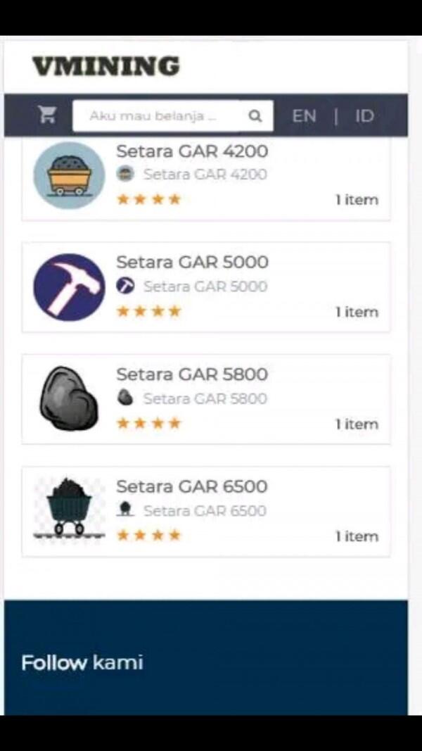 Lewat VMining, Batu Bara Kini Dapat Dibeli Secara Online