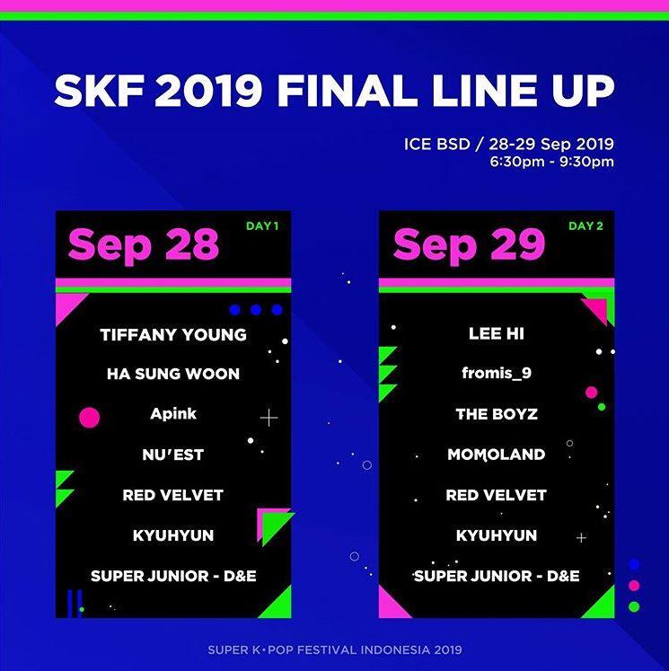 Final Line Up Super KPop Festival Indonesia 2019: Ada Tiffany 'SNSD'!