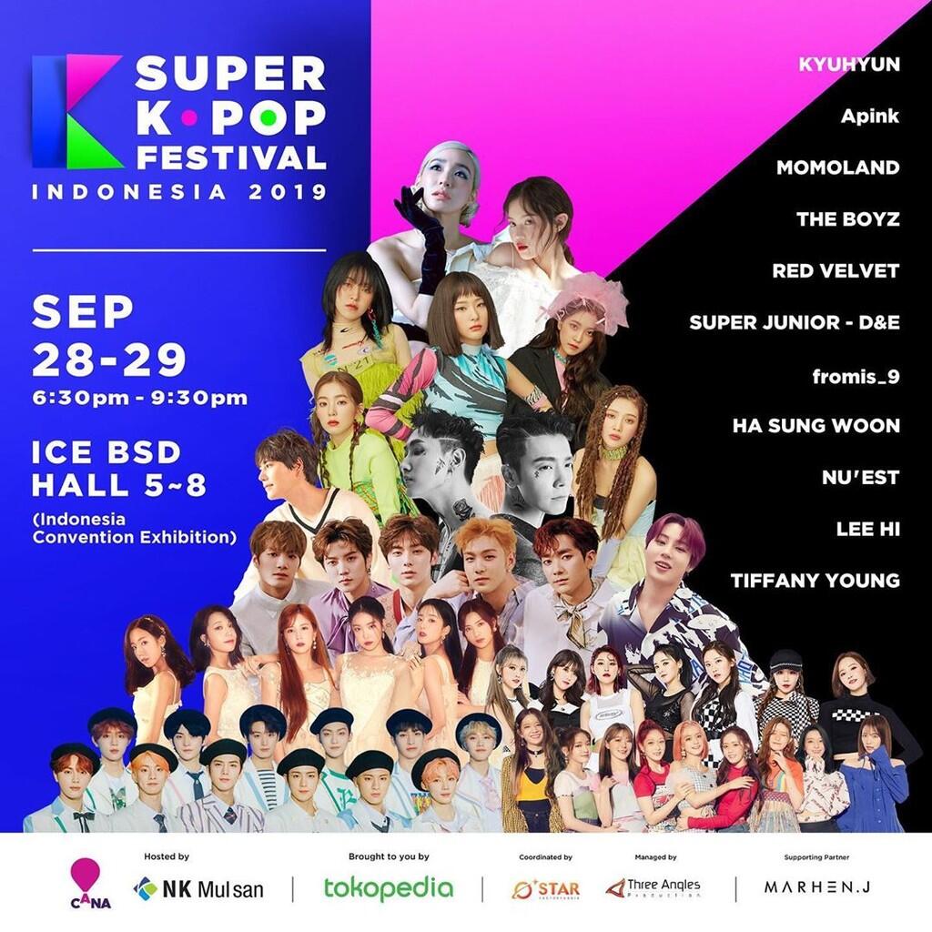 Final Line Up Super KPop Festival Indonesia 2019: Ada Tiffany 'SNSD'!