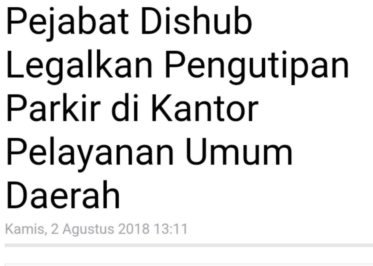 Bisnis “Liar” Perparkiran Kota Medan, Siapa Diuntungkan?