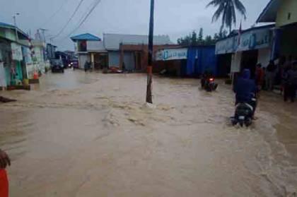 Banjir Rendam Dusun Mamolo di Kabupaten Nunukan Kaltara