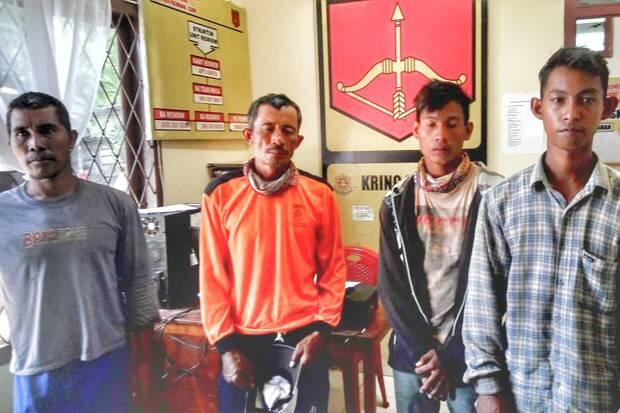 4 Pembakar Lahan Tertangkap Tangan Satgas Karhutla Sumsel