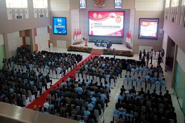 JK Beri Pembekalan Kepada Para Perwira Sesko TNI dan Sespimti Polri