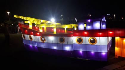 Keren, Festival of Light Ubah Penampakan Monas di Malam Hari