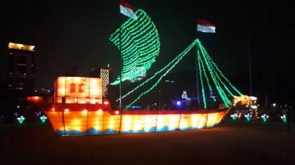 Keren, Festival of Light Ubah Penampakan Monas di Malam Hari