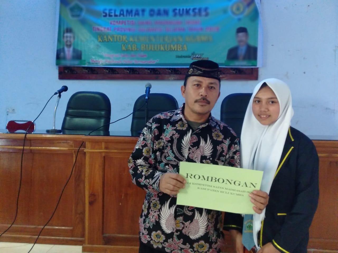 Sebagai ajang pembuktian proses belajar di Madrasah Aliyah(MA)Guppi Kindang