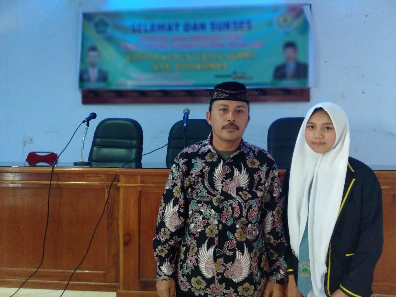 Sebagai ajang pembuktian proses belajar di Madrasah Aliyah(MA)Guppi Kindang