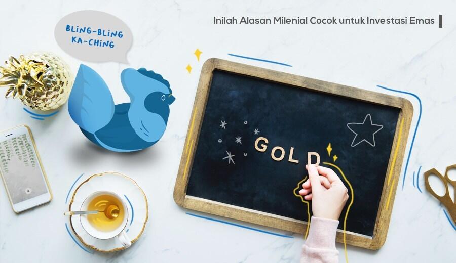 Inilah Alasan Milenial Cocok untuk Berinvestasi Emas