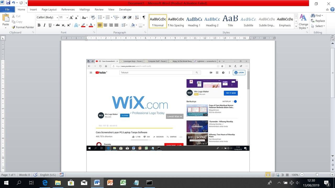 Cara Sederhana Membikin ScreenShot dari laptop/desktop