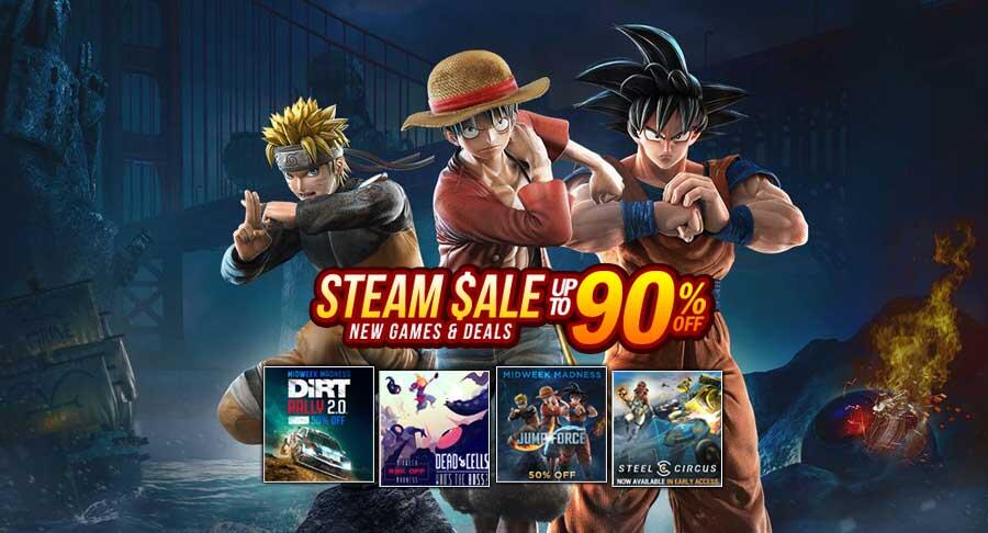 Jump Force 50% off di Steam Weekly Sale | 14 Agustus 2019