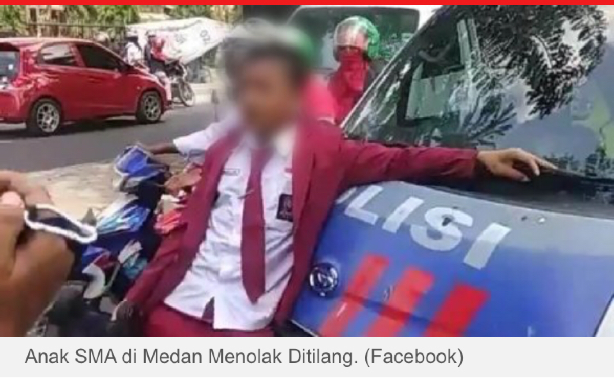 Ogah Ditilang, Anak SMA di Medan Minta Sila Ke-5 Pancasila Ditegakkan