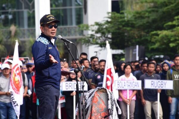 Ridwan Kamil Sampaikan Empat Pesan kepada Atlet Jabar untuk PON 2020