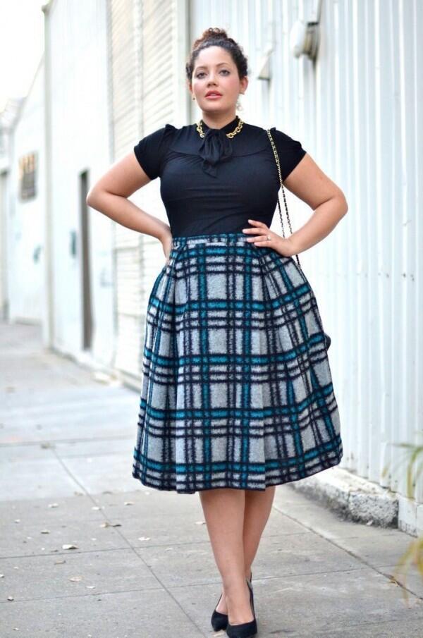 5 Ide Model Rok Untuk Tubuh Plus Size ala @thistemporary