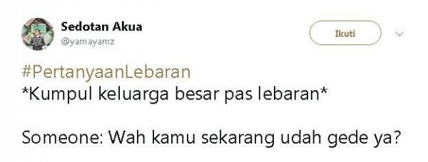 10 Pertanyaan yang Sering Muncul Saat Lebaran, Sudah Siap Menjawabnya?