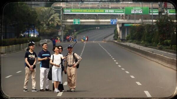 15 Potret Sunyi Jakarta Saat Mudik Lebaran, Tenang dan Bebas Polusi