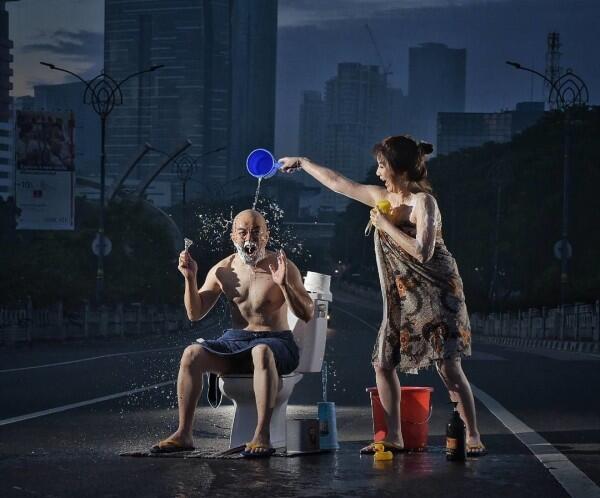 15 Potret Sunyi Jakarta Saat Mudik Lebaran, Tenang dan Bebas Polusi