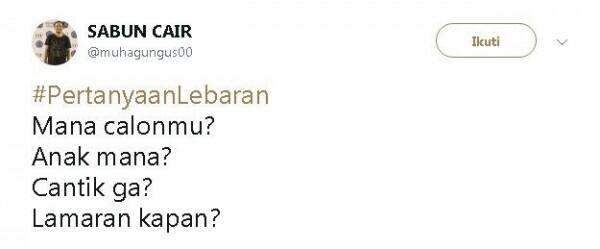 10 Pertanyaan yang Sering Muncul Saat Lebaran, Sudah Siap Menjawabnya?